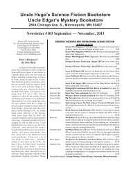 Newsletter 103 PDF - 2-column format - expanded ... - Uncle Hugo's