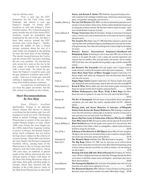 Newsletter 103 PDF - 2-column format - expanded ... - Uncle Hugo's