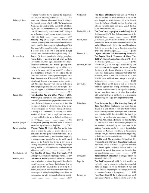 Newsletter 103 PDF - 2-column format - expanded ... - Uncle Hugo's