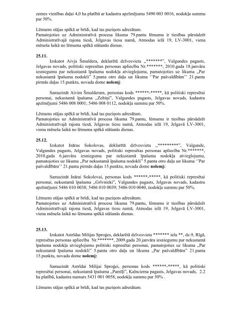 Domes sÄdes Nr.3. protokols - Jelgavas rajona padome