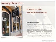 Analoog Show 2011 - Audio Selectief