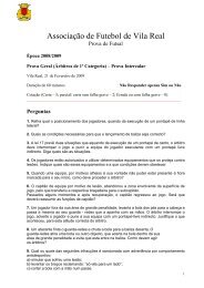 09/10 Fev. Prova Int. 1ª Categoria - Associação de Futebol de Vila ...