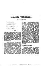 SAGARBHA PRAANAAYAMA - Centre for Yoga Studies