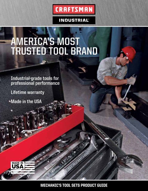 AMerICA's Most trusted tool brAnd - Craftsman
