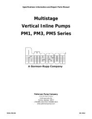 PM Series Jockey Pump - Patterson Pump Company