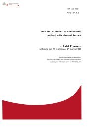 LISTINO 9.pdf - Camera di Commercio di Ferrara