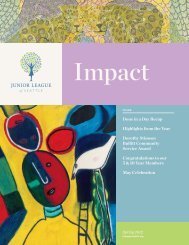 Impact Magazine - Junior League of Seattle