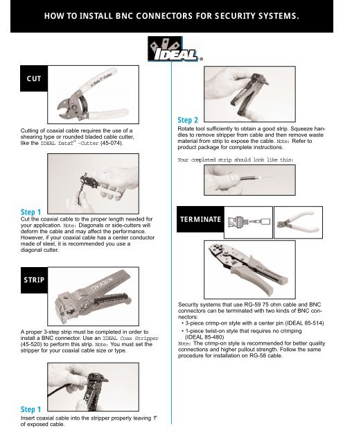 Ideal 2024 coax crimper