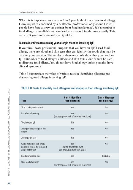 Guidelines for the Diagnosis and Management of Food Allergy in the ...