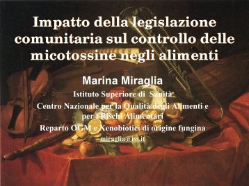 Impatto della Legislazione comunitaria sul controllo - ARTA Abruzzo