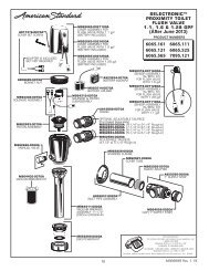 Parts Diagram - American Standard ProSite