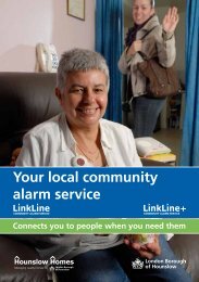 Linkline - Your local community alarm service - Hounslow Homes
