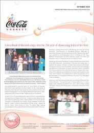 Newsletter from coca-cola india & south-west