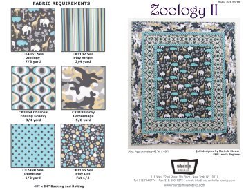 Zoology II - Michael Miller Fabrics