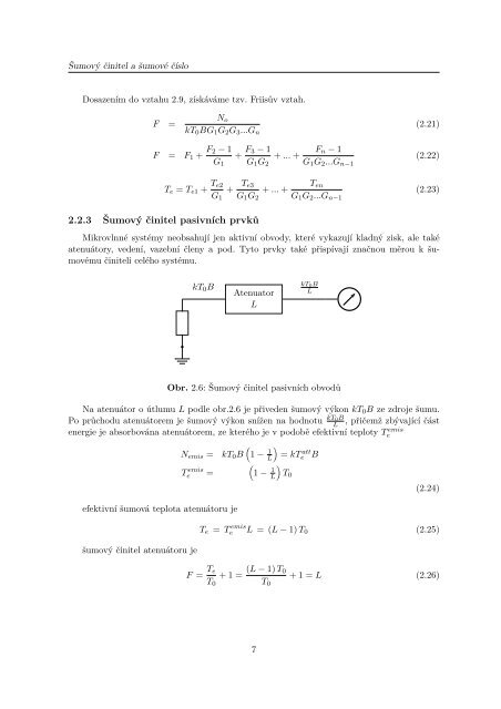 MÄÅenÃ­ Å¡umovÃ©ho ÄÃ­sla a Å¡umovÃ½ch parametrÅ¯