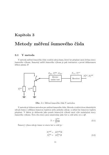 MÄÅenÃ­ Å¡umovÃ©ho ÄÃ­sla a Å¡umovÃ½ch parametrÅ¯