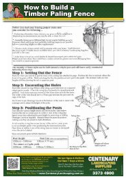 How to Build a Timber Paling Fence - Centenary Landscaping ...