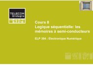 Cours 8 Logique sÃ©quentielle: les mÃ©moires Ã  semi-conducteurs