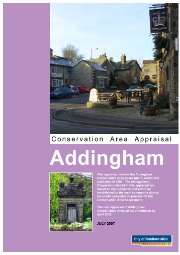 Addingham Conservation Area Appraisal - Bradford Metropolitan ...