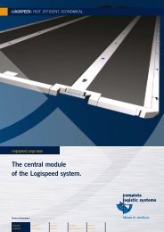 The central module of the Logispeed system. - Verladesysteme von ...