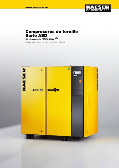 Compresores de tornillo Serie ASD - Kaeser - Kaeser Kompressoren