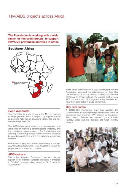 The Coca-Cola Africa Foundation