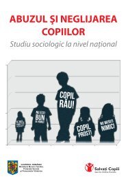 Studiul Abuzul şi neglijarea copiilor - Salvati Copiii