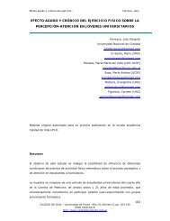 efecto agudo y crÃ³nico del ejercicio fisico sobre la ... - cienciared