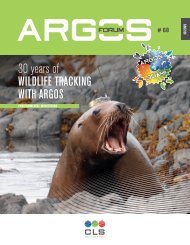 30 years of WILDLIFE TRACKING WITH ARGOS
