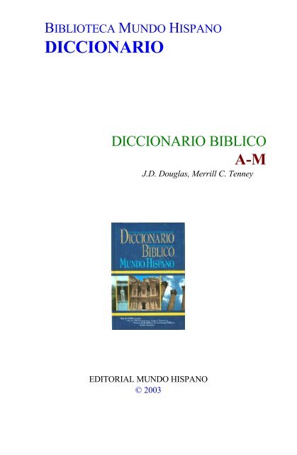 Diccionario Biblico A M