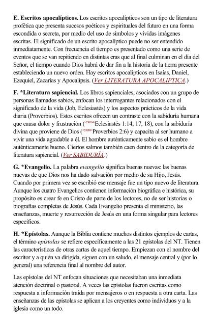 Diccionario Biblico - A-M