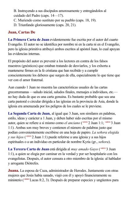 Diccionario Biblico - A-M