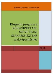 KÃ³rszÃ¶vettani, szÃ¶vettani szakasszisztens