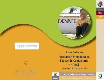 GuÃ­a para AsociaciÃ³n Promotora de EducaciÃ³n ... - conafe.edu.mx