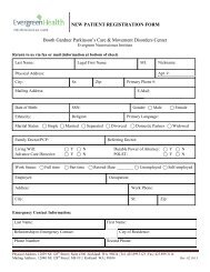 NEW PATIENT REGISTRATION FORM Booth Gardner Parkinson's ...