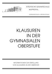 Reader Klausuren - Gesamtschule Wuppertal-Langerfeld