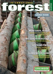 Issue 21 - April/May 2011 - International Forest Industries (IFI)