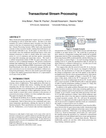 Transactional Stream Processing