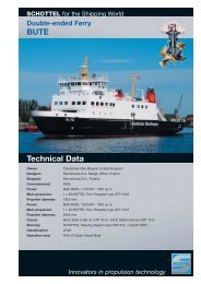 Double-ended Ferry BUTE Technical Data - Schottel GmbH