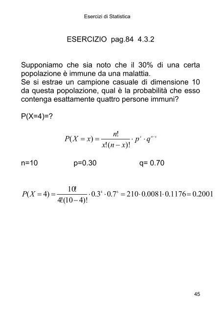 ESERCIZIO 1.1 I dati che seguono si riferiscono al periodo di ...