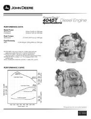 performance curve performance data - John Deere Industrial Engines