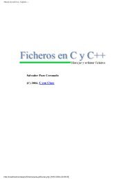 2 Tipos, funciones y clases usados frecuentemente con ficheros