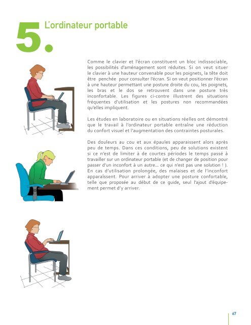 Ergonomie-Travail de bureau avec Ã©cran de visualisation - cgsst