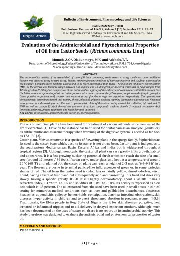 full paper download in pdf - Bulletin of Environment,Pharmacology ...