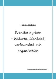 Svenska kyrkan â historia, identitet, verksamhet och ... - SÃ¶ren EkstrÃ¶m