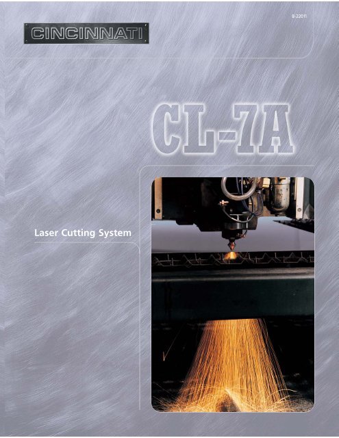 Laser Cutting System - Cincinnati Incorporated