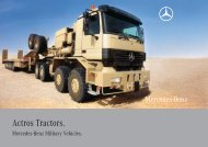 Actros Tractors. - Mercedes-Benz
