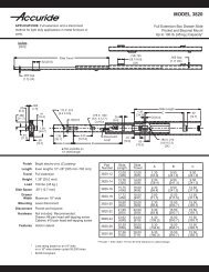 MODEL 3820 - Accuride