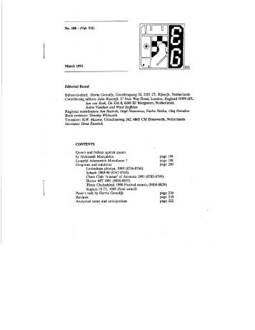 No. 108 - (Vol. VII) Mardi 1993 Editorial Board Editor ... - Gady Costeff