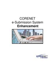 CORE NET E-Submission System